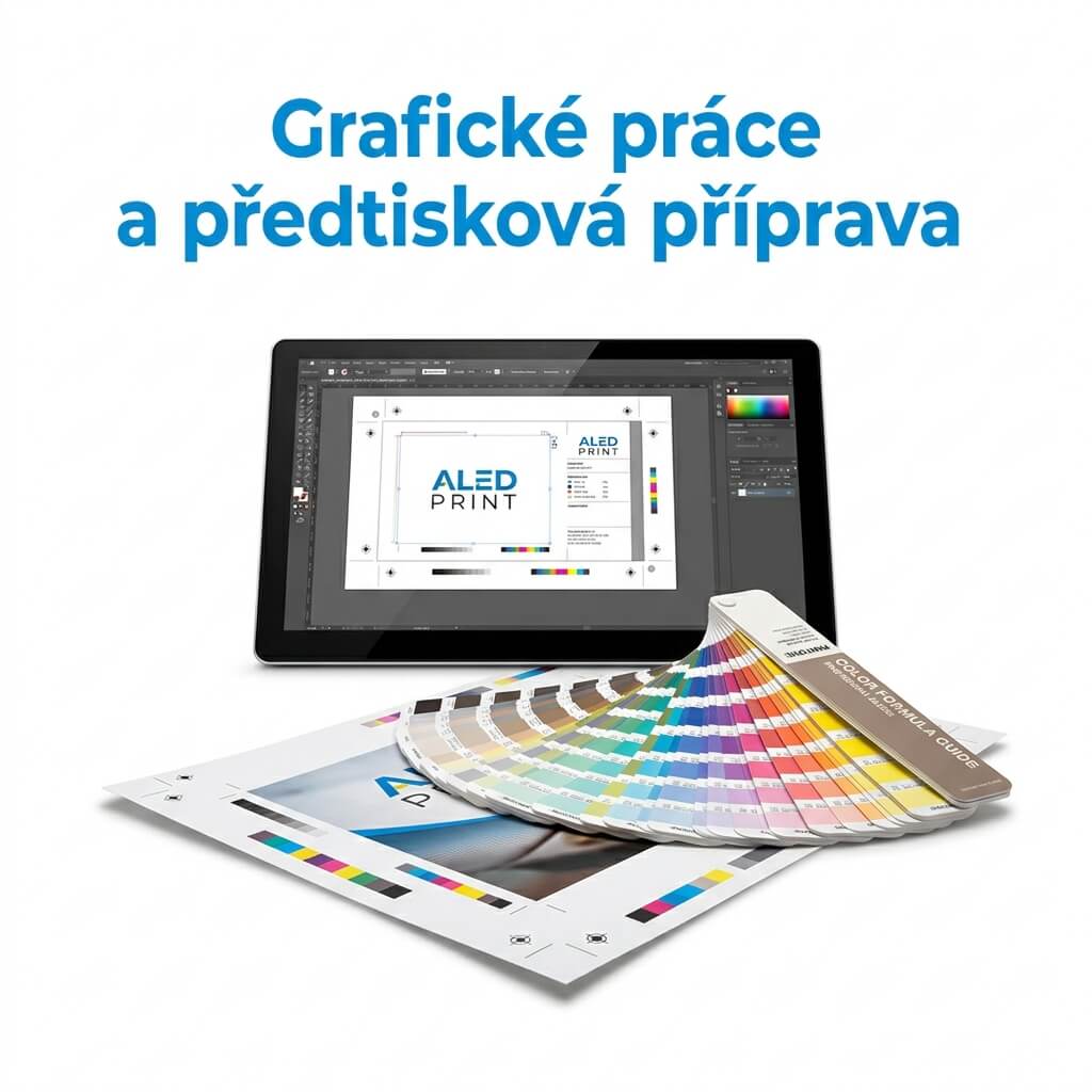 DTP předtisková příprava dat, kontrola tiskových podkladů a grafické návrhy tiskovin Praha